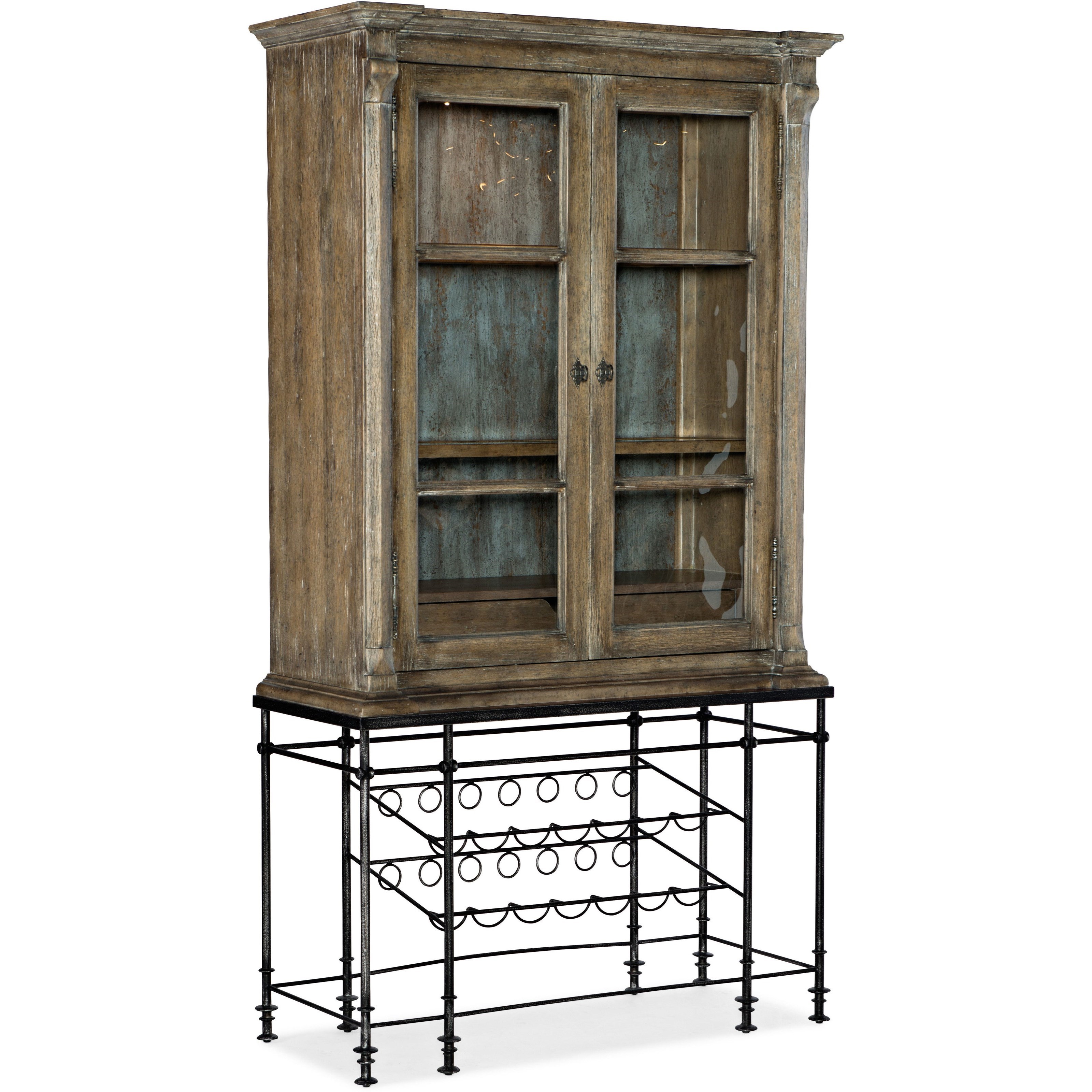 Hooker Furniture La Grange 69607516080 Traditional Bar with Wine Rack Baer's